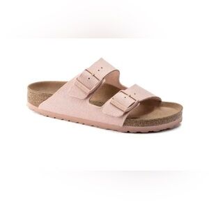 Birkenstock Arizona Blush Pink Sandals Size 37 NWT Classic Cork Footbed